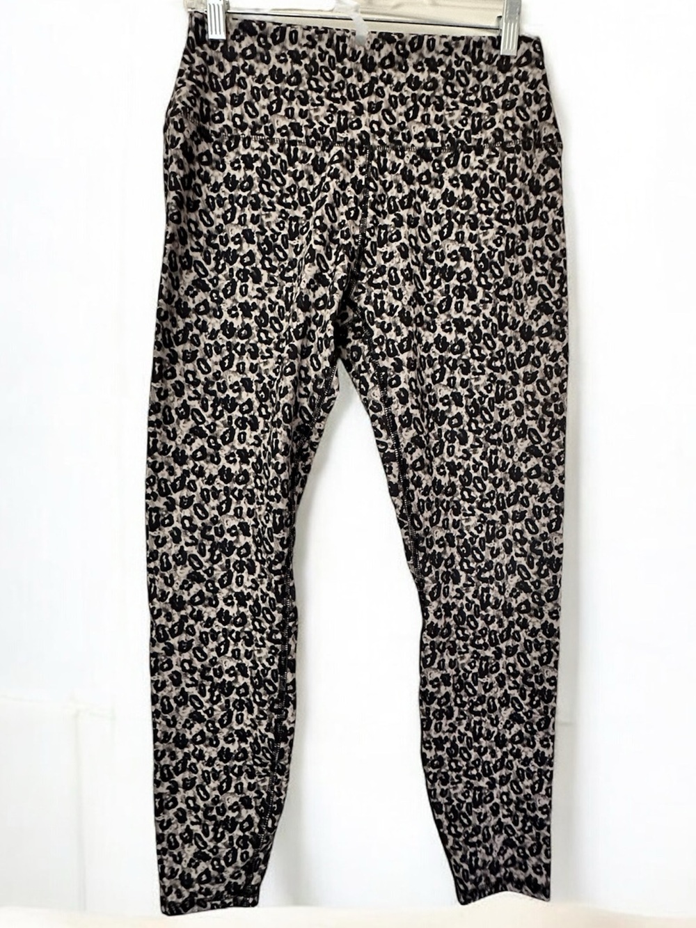 RBX Leopard Print Leggings - Beige and Black Size L